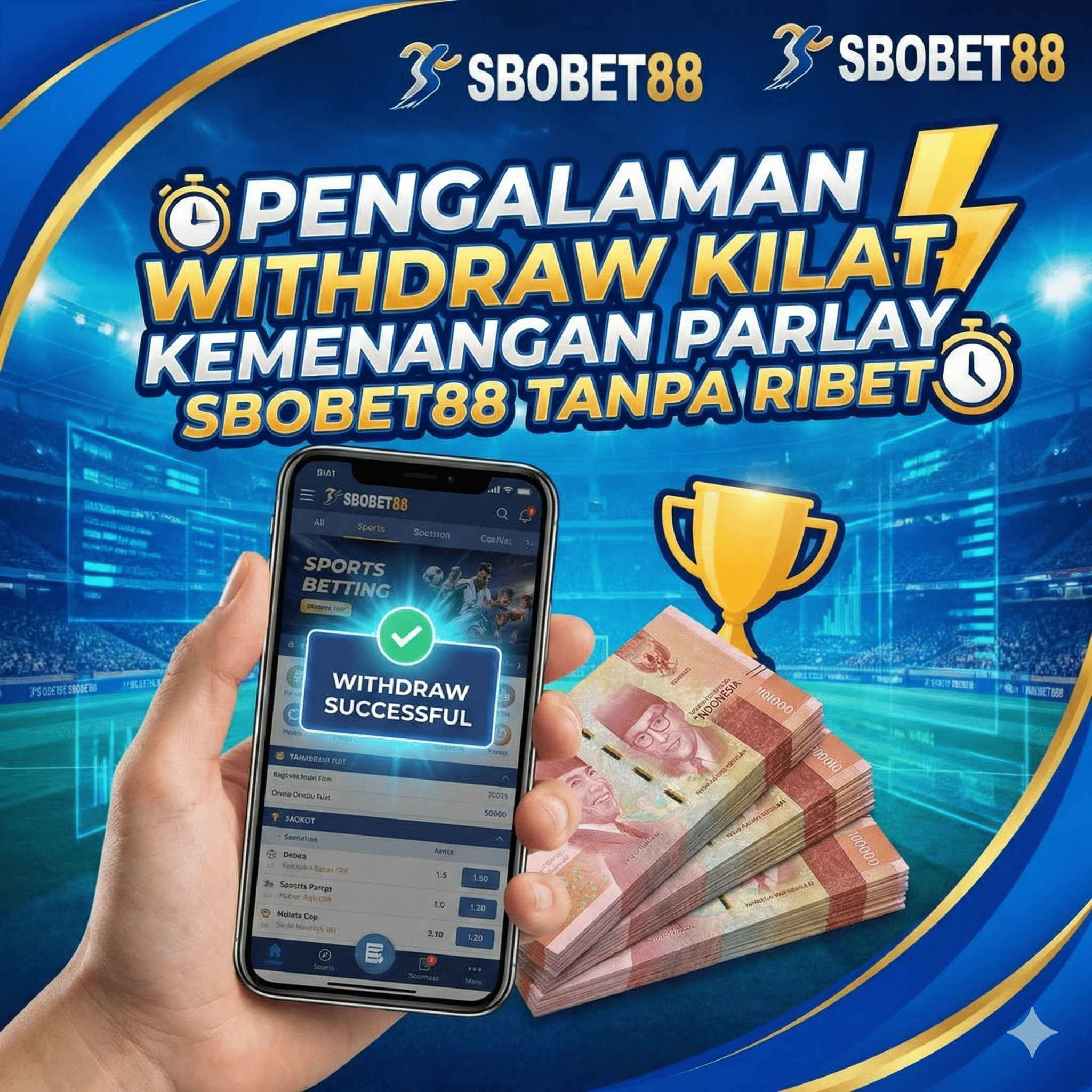 Pengalaman Withdraw Kilat Kemenangan Parlay Sbobet88 Tanpa Ribet
